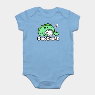 Dinosaur Cat - Cute Kawaii Cat in a Dinosaur Costume Baby Bodysuit